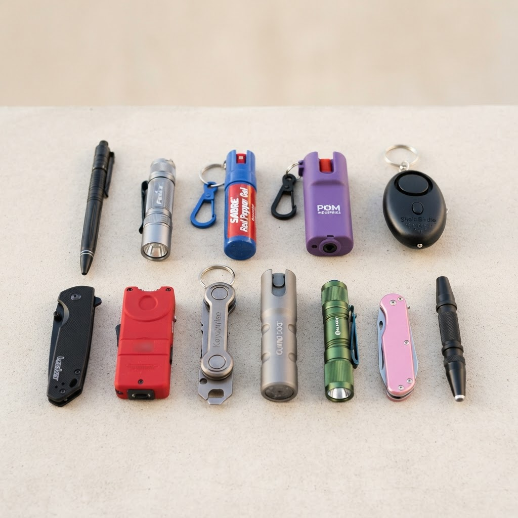 Portable Self-Defense Tools: Mini Stun Guns & Keychain Sprays